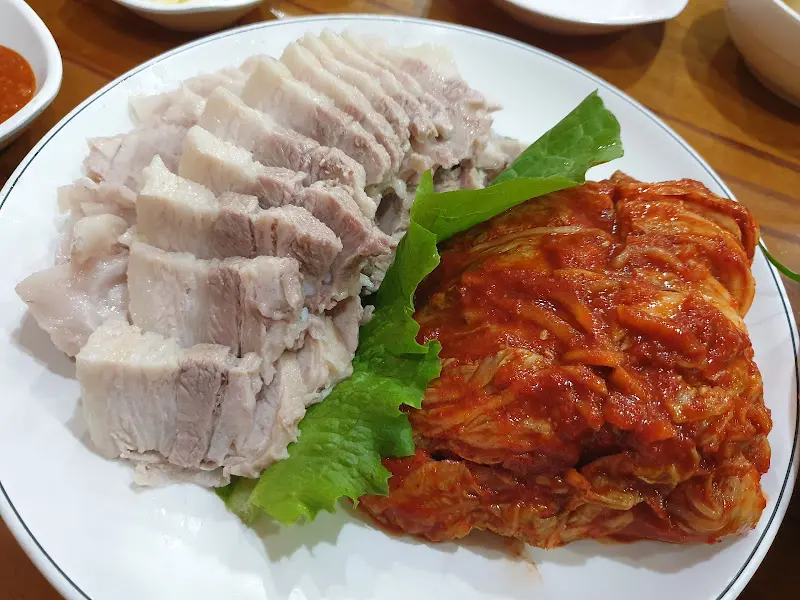 천수 메뉴판