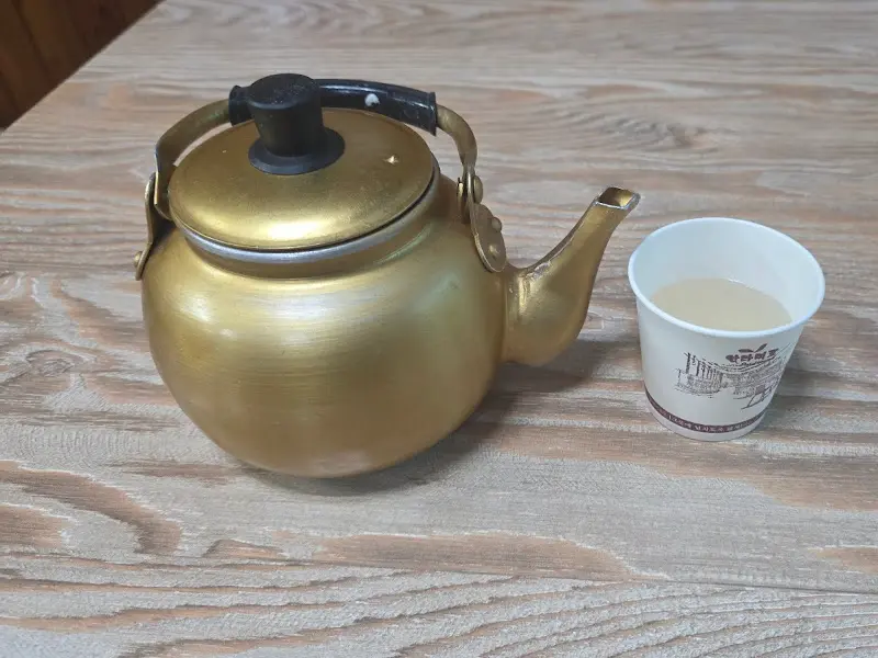 따뜻한 면수 주전자