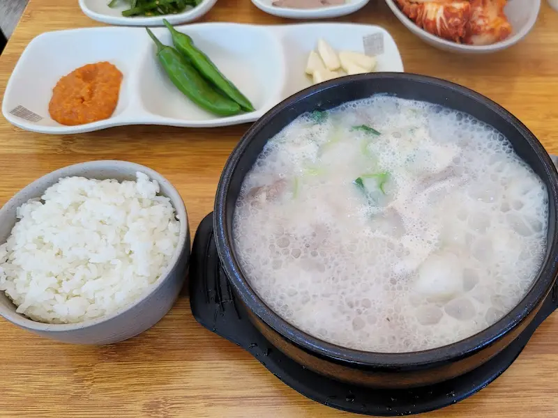 순대국과 밥