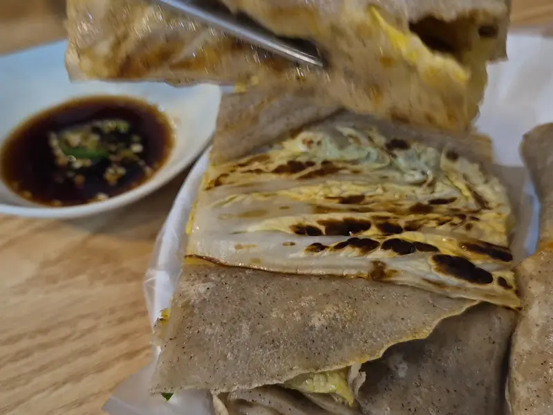 메밀전병 확대샷