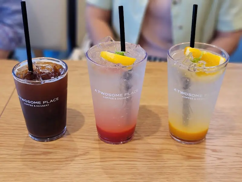 다양한 음료 메뉴