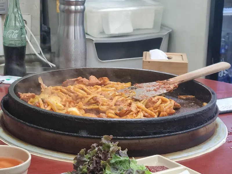 우동사리와 닭갈비