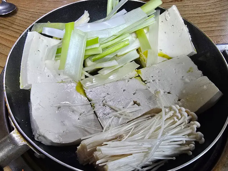 순두부전골 재료