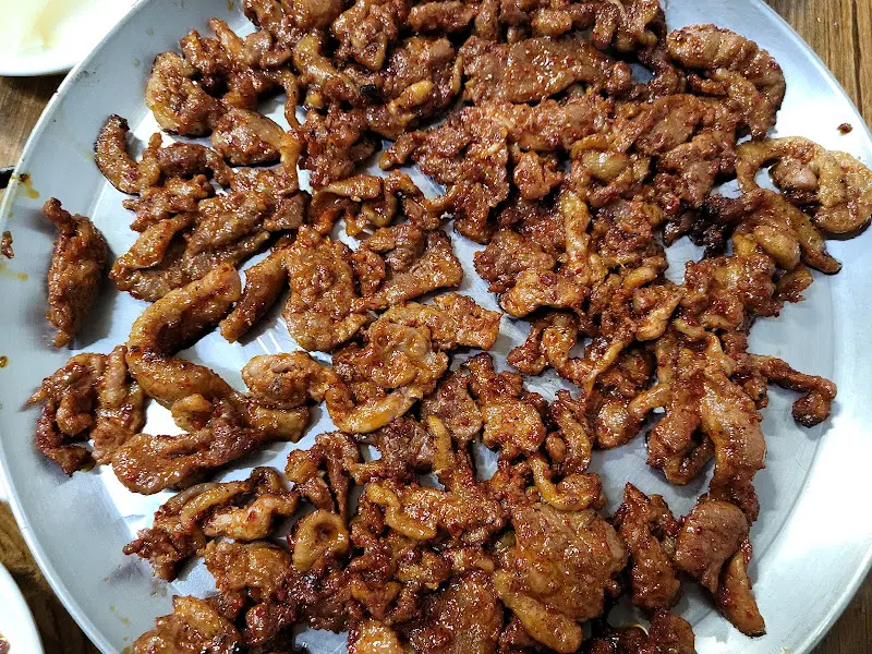 맛깔스러운 돼지 석쇠불고기