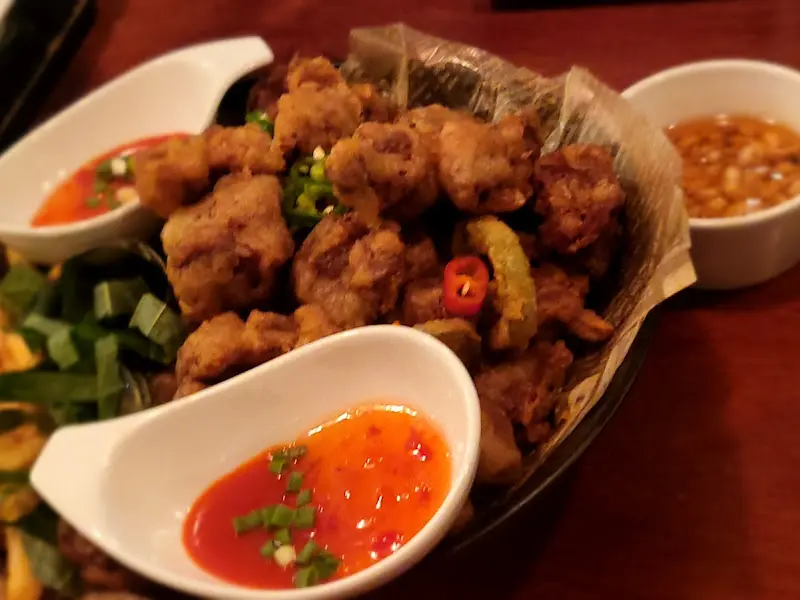 매콤한 닭볶음의 모습