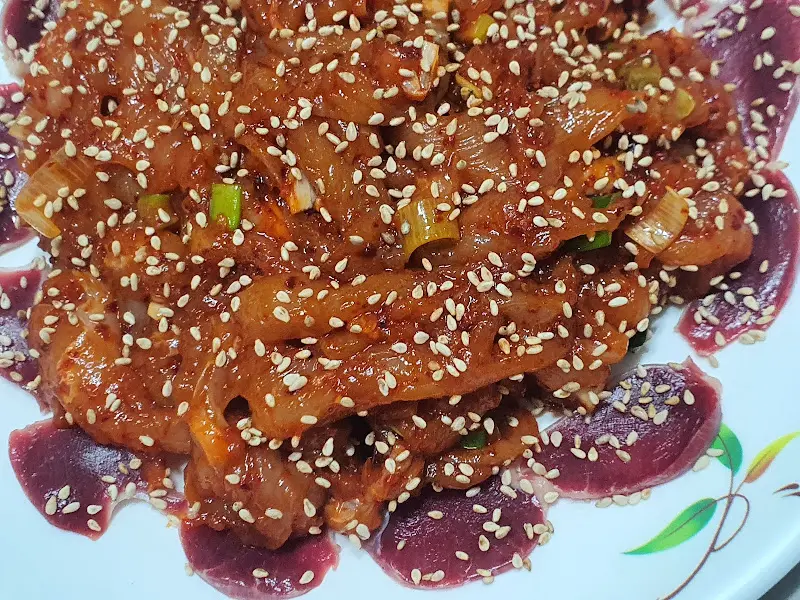 고향산천 닭육회