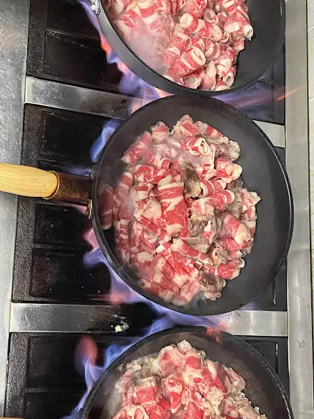 불 맛을 내는 조리 과정