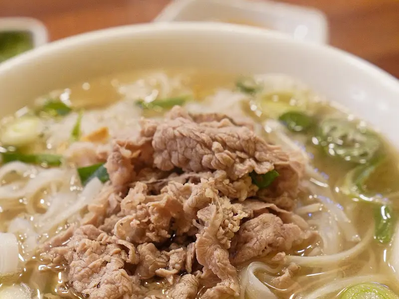 쌀국수 속 고기