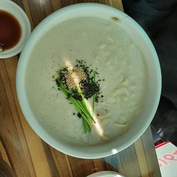 들깨 칼국수 항공샷