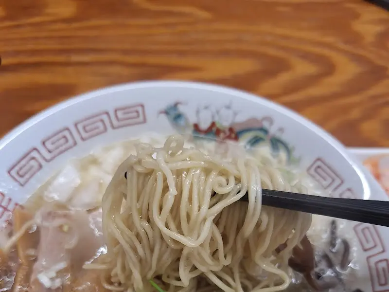 돈코츠 소유 라멘 면발