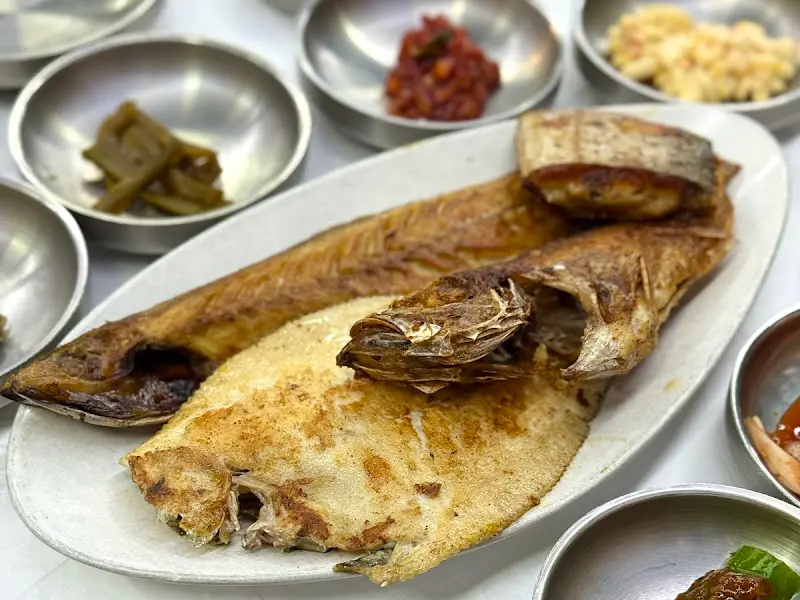 모듬 생선구이 클로즈업