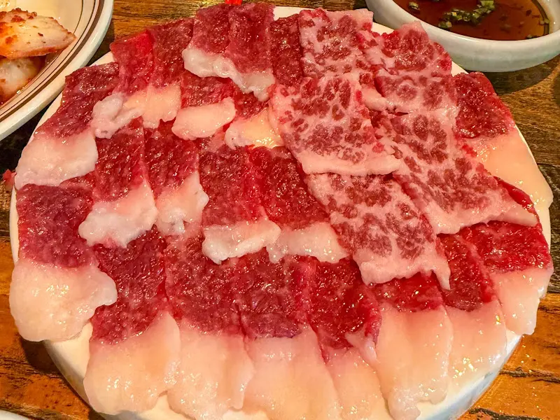 박수삼합 차돌박이