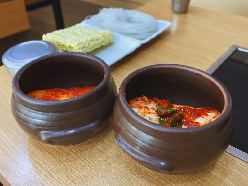 라면과 당면 사리