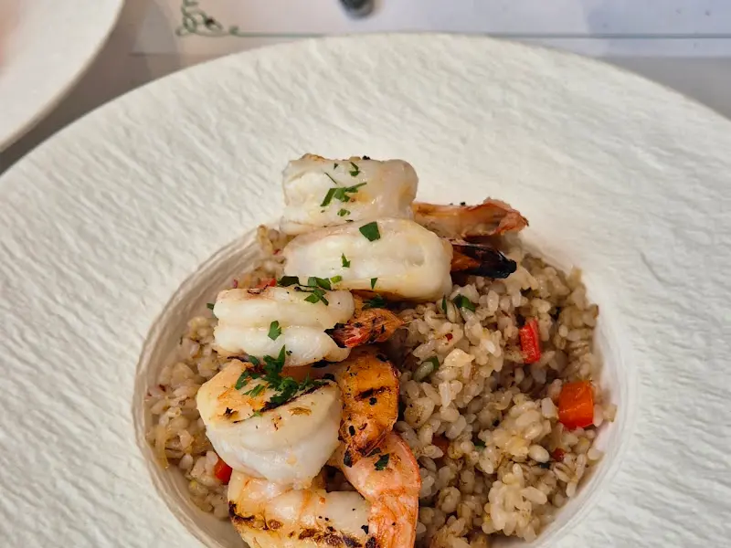 새우와 밥 요리