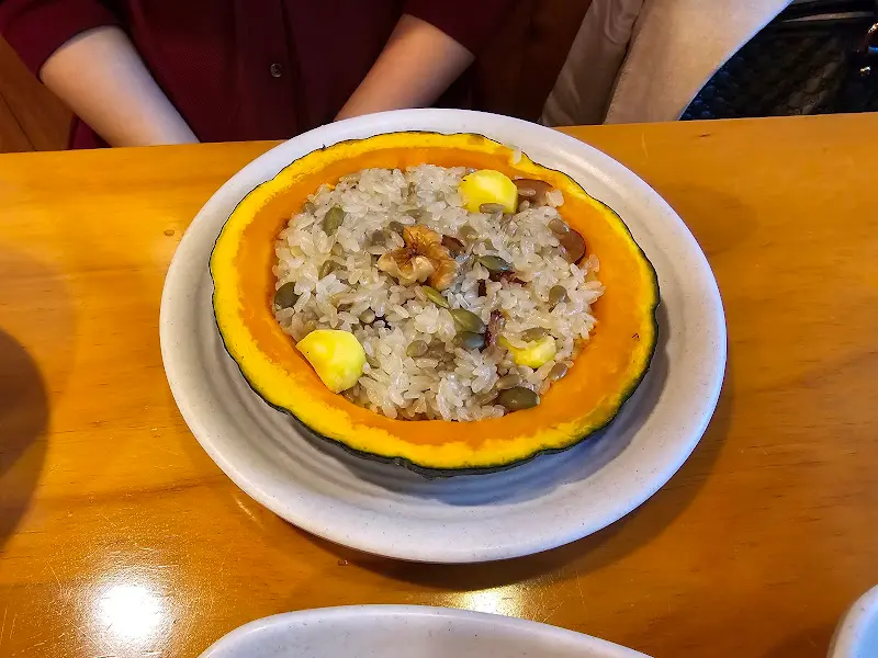 영양 가득한 단호박 밥