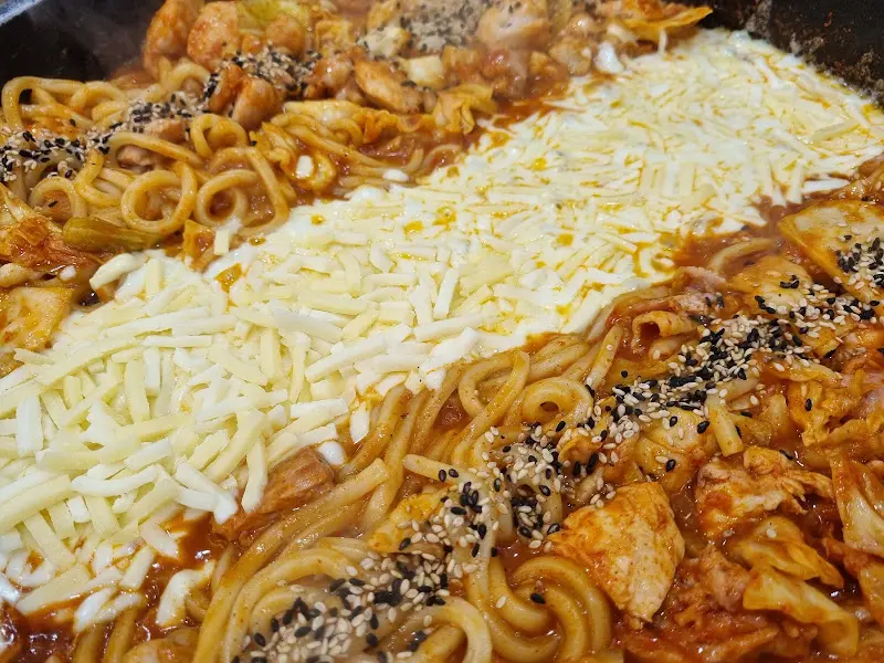 치즈 닭갈비 비주얼