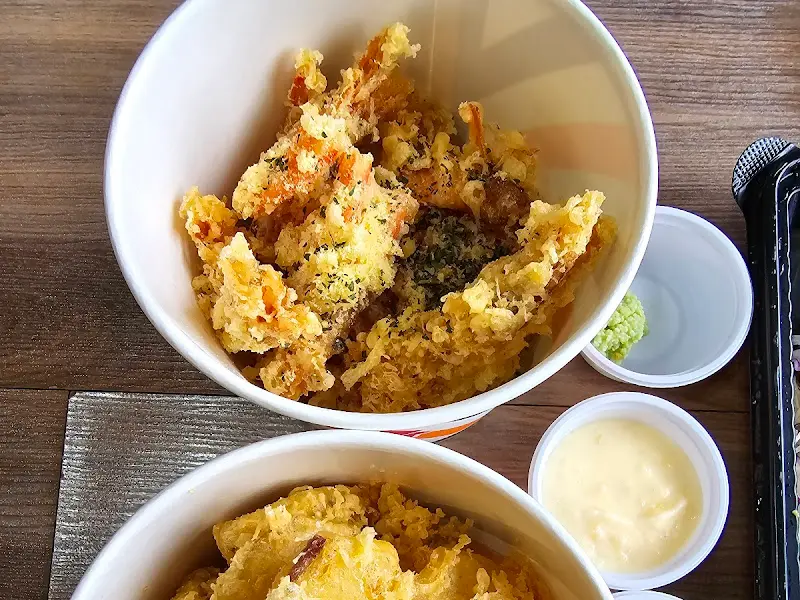 독도새우 튀김 확대샷