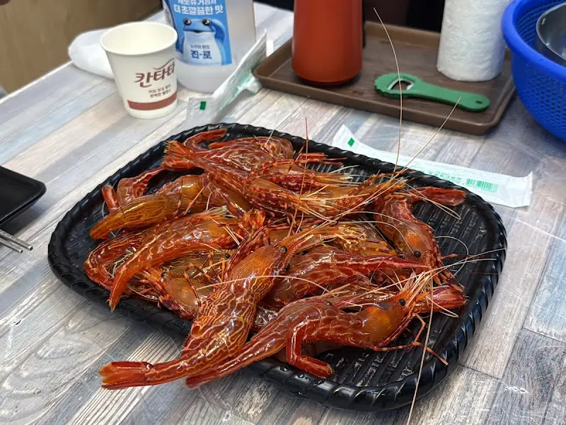 독도새우 한가득