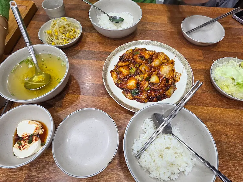 착한낙지 한상차림