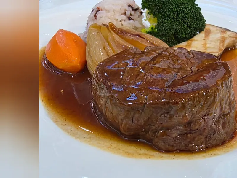 환상적인 안심스테이크의 자태