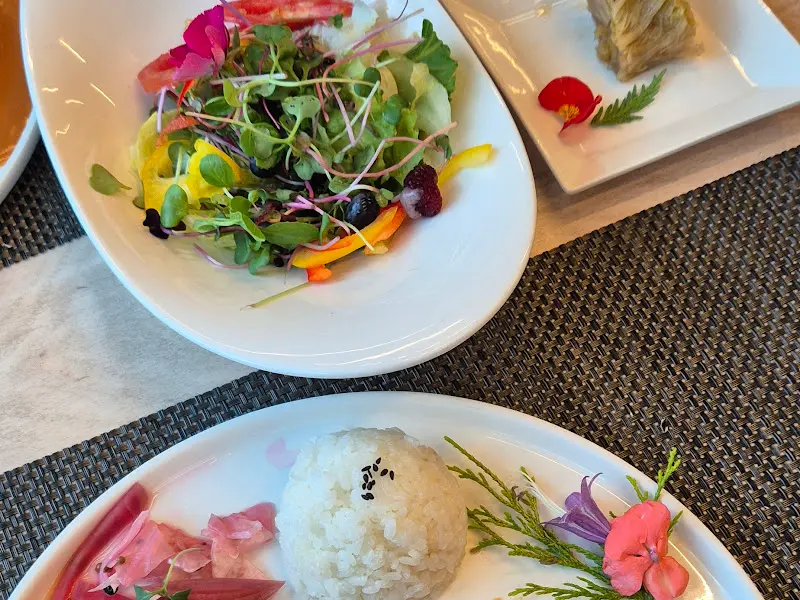 샐러드와 밥