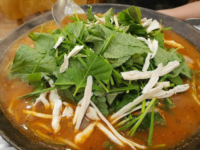 보글보글 끓는 순대전골의 향연