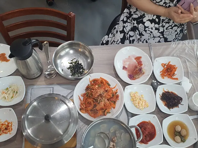 바다하우스 전체 상차림