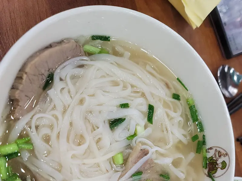 소고기 쌀국수 근접샷