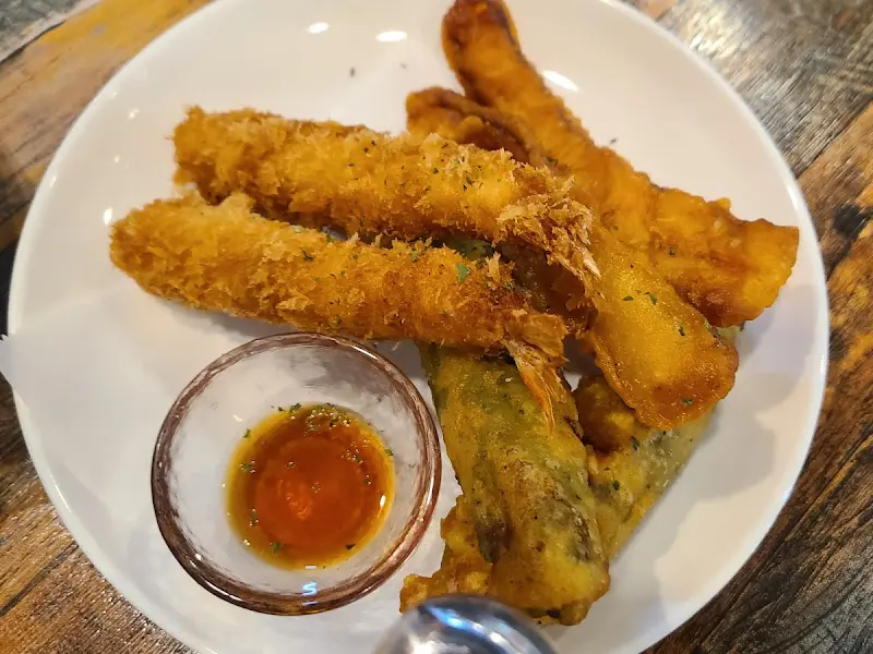 다양한 튀김 메뉴