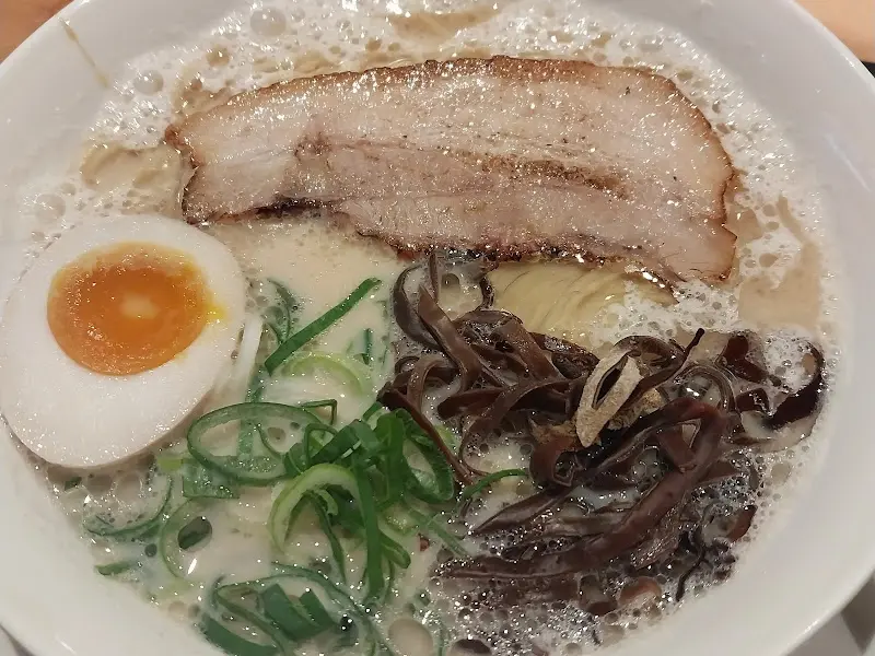 류센소 라멘 근접샷