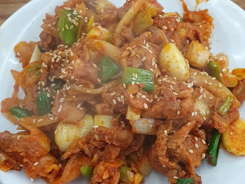 푸짐한 파불고기 한 상