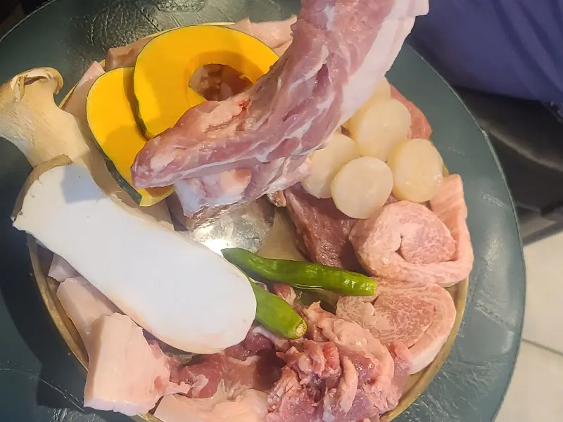 다양한 고기 부위