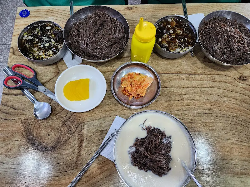 소바 전체 상차림