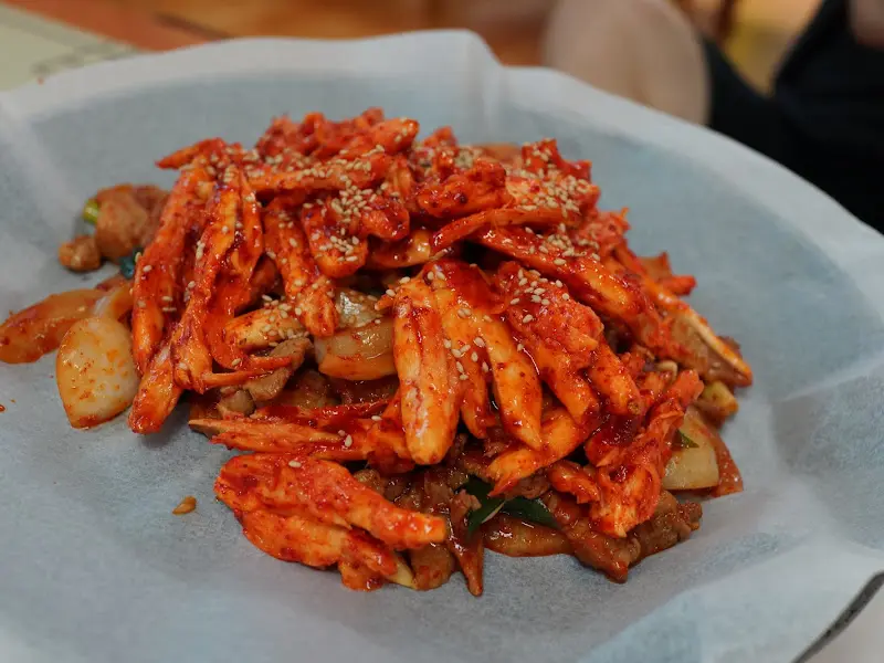 마늘 더덕 주물럭