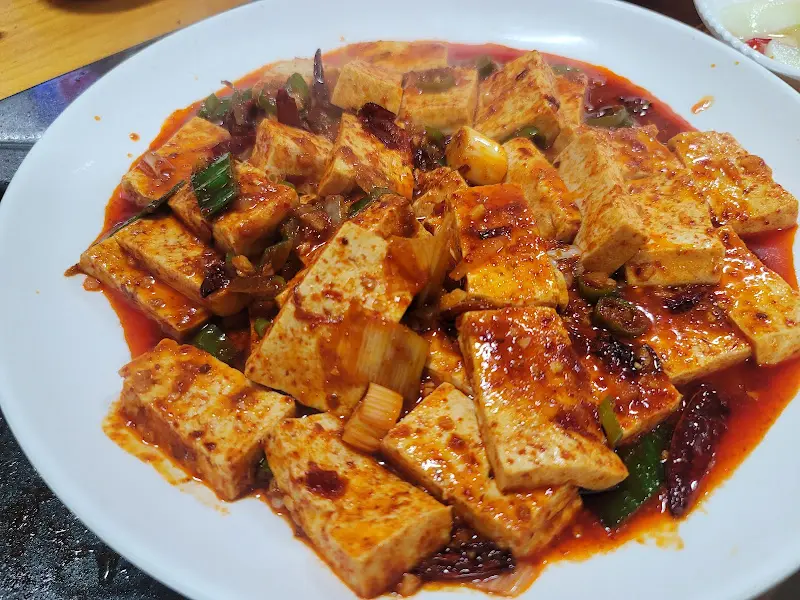 몽골리안집 식당의 마파두부