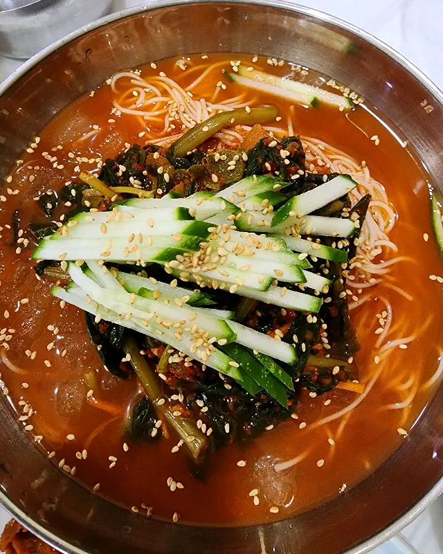 시원한 열무국수