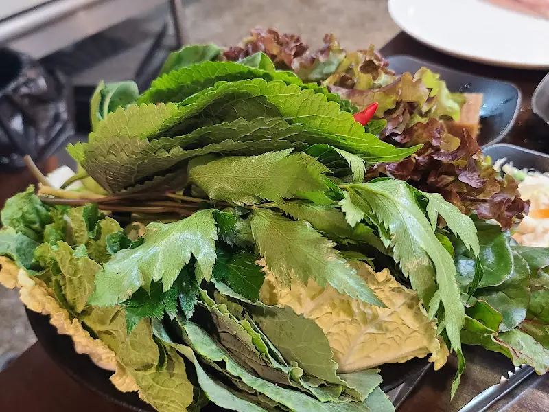 싱싱한 쌈 채소