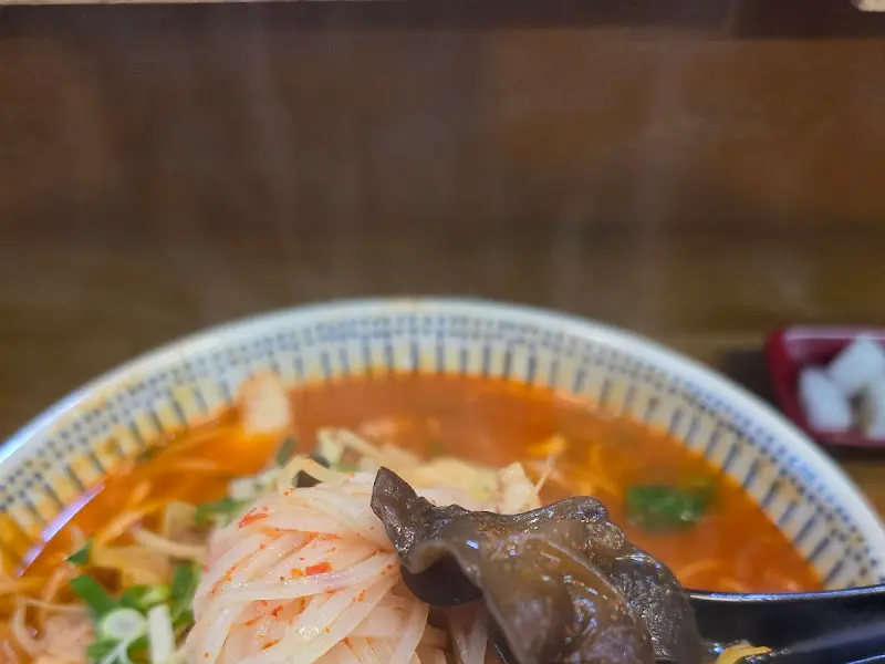 고기짬뽕쌀국수의 면