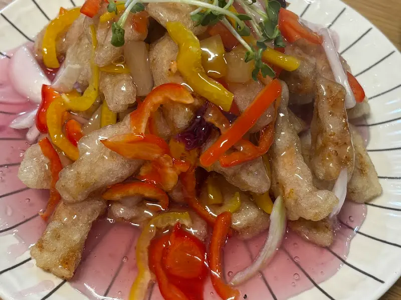 찹쌀 탕수육의 모습