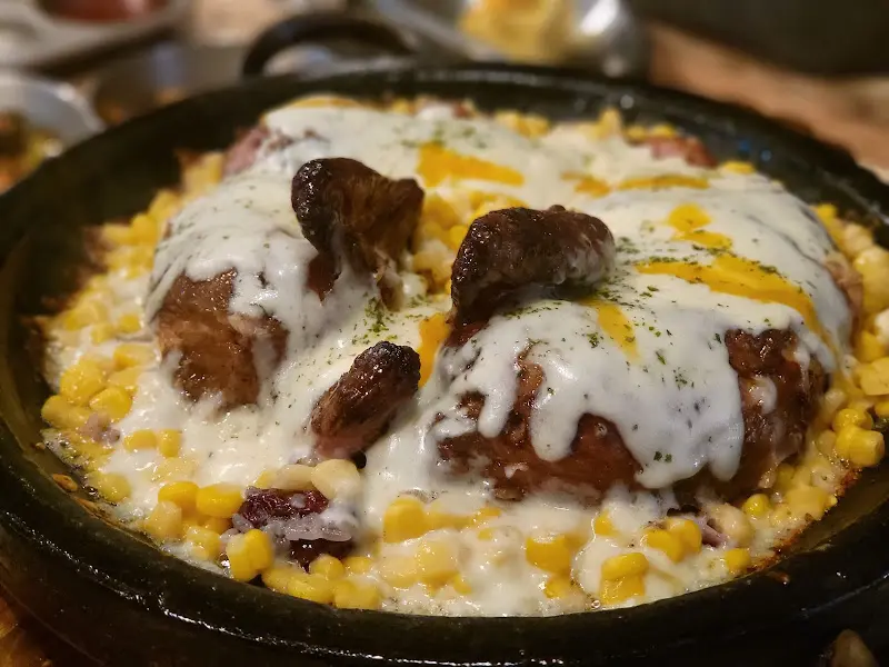 치즈 통닭 근접샷