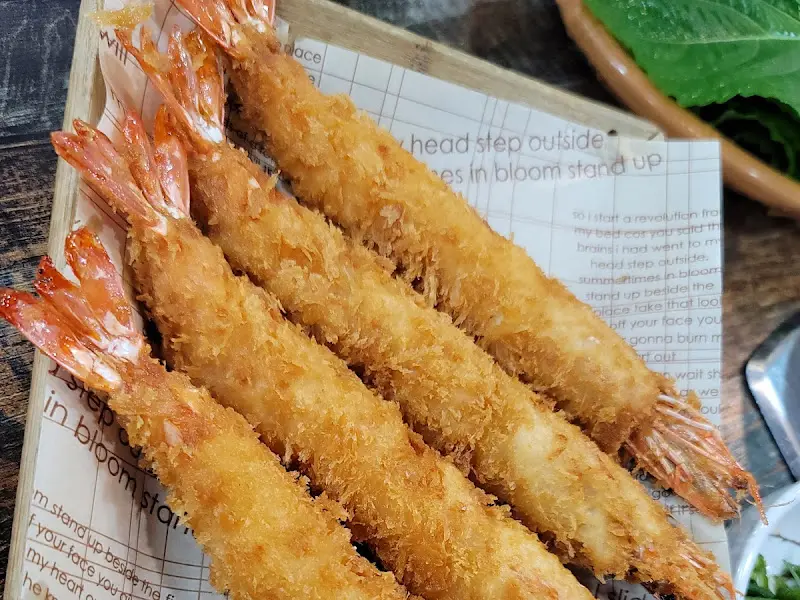 겉바속촉 새우튀김