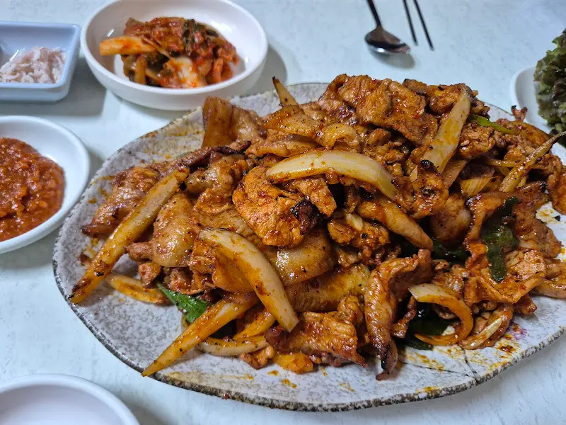 재건식육식당 연탄불고기