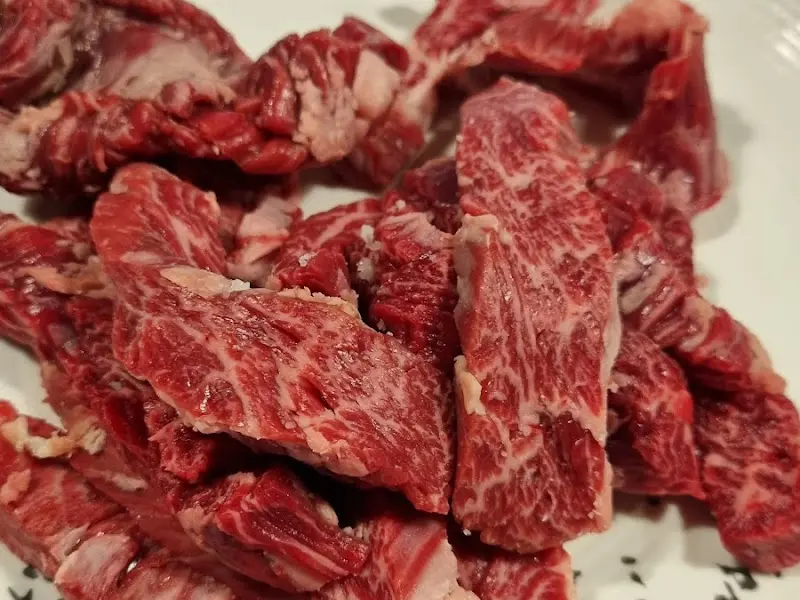 마초상회 갈비살 클로즈업