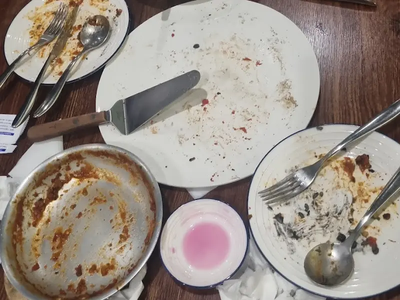 식사를 마친 테이블