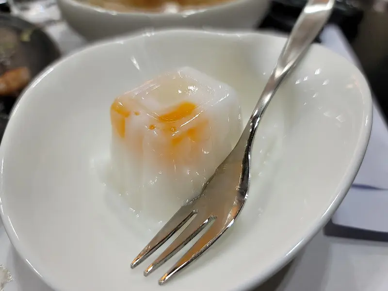 눈꽃정원 후식 푸딩