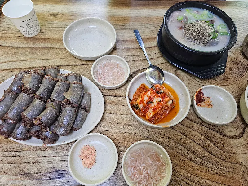 박순자 아우내 순대 한상차림