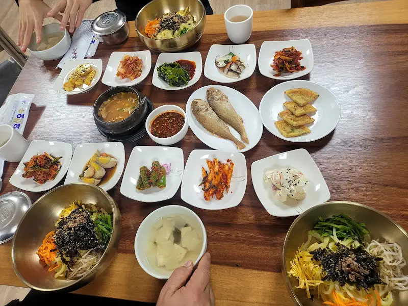 청포집 전체 상차림