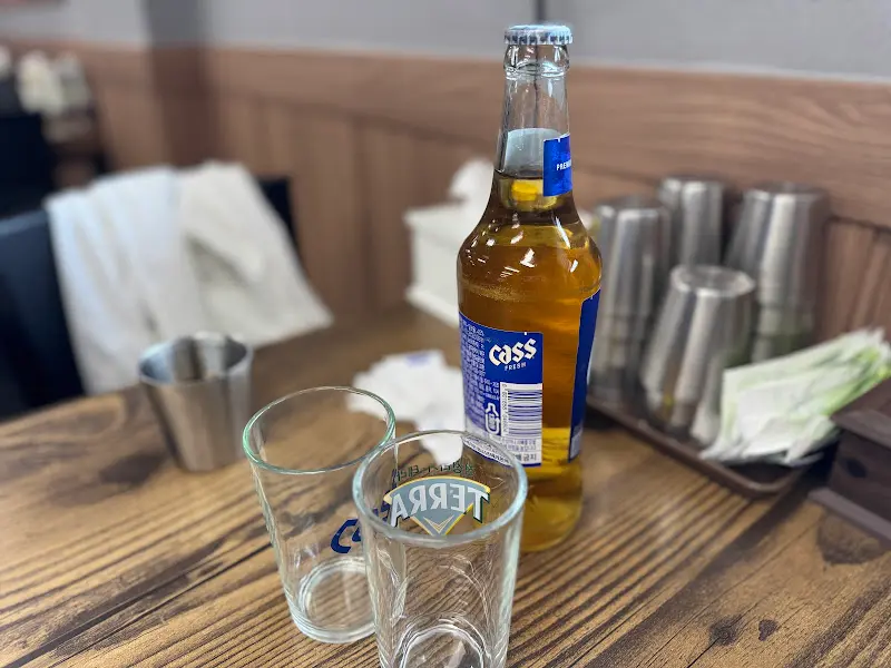 맥주 한 잔