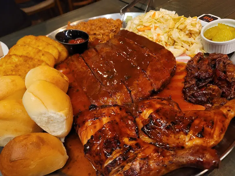 푸짐한 바베큐 한 상