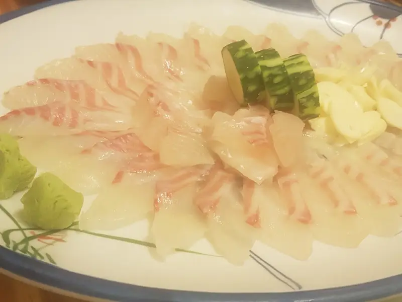 신선함이 느껴지는 활어회